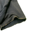 Made in Portugal Organic Cotton Burn Acid Wash Oversize T Shirt Black